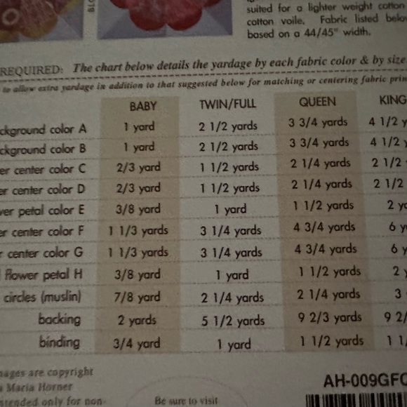 ❤️ Anna Maria QUILT Pattern - Picture 5 of 5